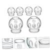 HAPINARY 6pcs Home Cupping Glass Thickened Cupping Cup Therapy Device for Body Massage Cups view 4