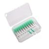 160Pcs Interdental Brushes Versatile Soft Polyvinyl Dental Picks Teeth Brush Portable Disposable Toothpicks Cleaning Brush Teeth Cleaning Care Tools(Green), Dental Picks view 4