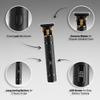 Russell's Precision Pro Electric Cordless Beard Trimmer Detailers with Ceramic Blades (Black) - Premium Barber Quality view 3