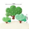 4Pcs Jungle Animal Cake Toppers, Cute Animal Theme Cake Topper Lion Elephant Giraffe Cake Decorations for Showers Birthday Party view 3