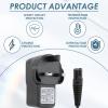12V Shaver Charger for Braun, for Braun Shaver Charger Cable Series,Beard Trimmer Charger Trimmer Beard 3 Pin Chargers Power Lead with Brush, for Braun Chargers 3000BT 3010bt 9295 380s-4 7893s 3000s view 3