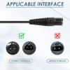 12V Shaver Charger for Braun, for Braun Shaver Charger Cable Series,Beard Trimmer Charger Trimmer Beard 3 Pin Chargers Power Lead with Brush, for Braun Chargers 3000BT 3010bt 9295 380s-4 7893s 3000s view 4