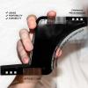 Beard Stencil Comb, 3-Piece Beard Shaper Grooming Template - Black Mustache Shaping Comb Trimming Guide view 4