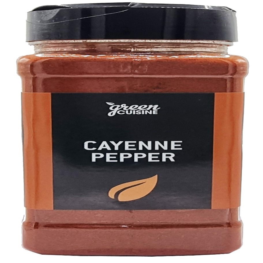 Cayenne Pepper | 280g | Hot Cayenne Chilli Powder | Ground Cayenne Pepper by Green Cuisine