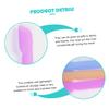 COLLBATH 4pcs Flexible Toothbrush Storage Case Compact Travel Toothbrush Holder Marble Design view 4
