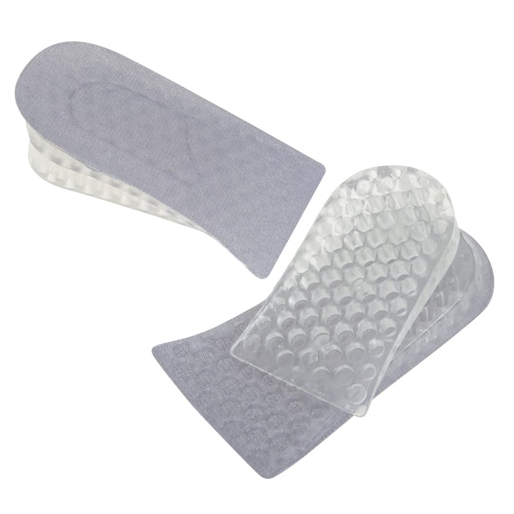 HAPINARY 2pairs Height Increase Insoles for Men Women Support Inserts Breathable Silicone Arch Support