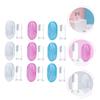 HAPINARY 9pcs Baby Finger Toothbrush and Infant Oral Massager Set with Storage Box, Soft, Blue, and Pink Silicone Teething Brush for 0-3 Years Toddler Teeth Cleaning and Gum Care view 3