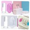 HAPINARY 9pcs Baby Finger Toothbrush and Infant Oral Massager Set with Storage Box, Soft, Blue, and Pink Silicone Teething Brush for 0-3 Years Toddler Teeth Cleaning and Gum Care view 4