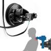 Wall Mount Massage Gun Holder with Strong Suction Cups, Hands- Self Massage, Reduce Fatigue, Easy Installation, Long Holding Time, Compatible with 99% of Massage Guns for view 2