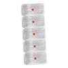 JECOMPRIS 5pcs Silica Gel Packets 40 Gram Moisture Absorbing Sachets Indicating Beads Reusable Aluminum Tin Canisters for Cameras and Wardrobes view 1