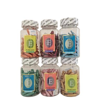 ANIMATE Vitamin E Capsules Facial Oil 60 Soft Gel Capsules X 2 Bottles
