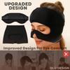 Migraine Relief Cap Headache Cap Migraine,Eye Mask Hat Cold Migraine Cap, Visible Eye Migraine Mask Design Gel Ice Cap 360 Fit view 2