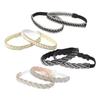 HAPINARY 4 Pairs Adjustable Leather and Woven Heel Straps for High Heels, Detachable Rhinestone Shoe Bands to Protect Shoes from Falling, for Daily Use view 1