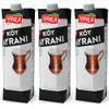 By Pufai Grocery, Yayla Sour Village Ayran Natural Yoghurt Drink Traditional Turkish Drink Ayran 1000 millimeter x 3 Bottles view 1