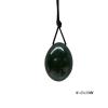 3pcs Egg Set Natural Nephrite Jade Massager for Women Muscle Tightening Drilled Massage Stone Exercise Tools Natural Stone view 4