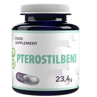 Hepatica Pterostilbene 100mg | 90 Vegan Capsules | High Strength Antioxidant & Cellular Health Support | Promotes Brain, Heart & Longevity | 3rd Party Lab Tested