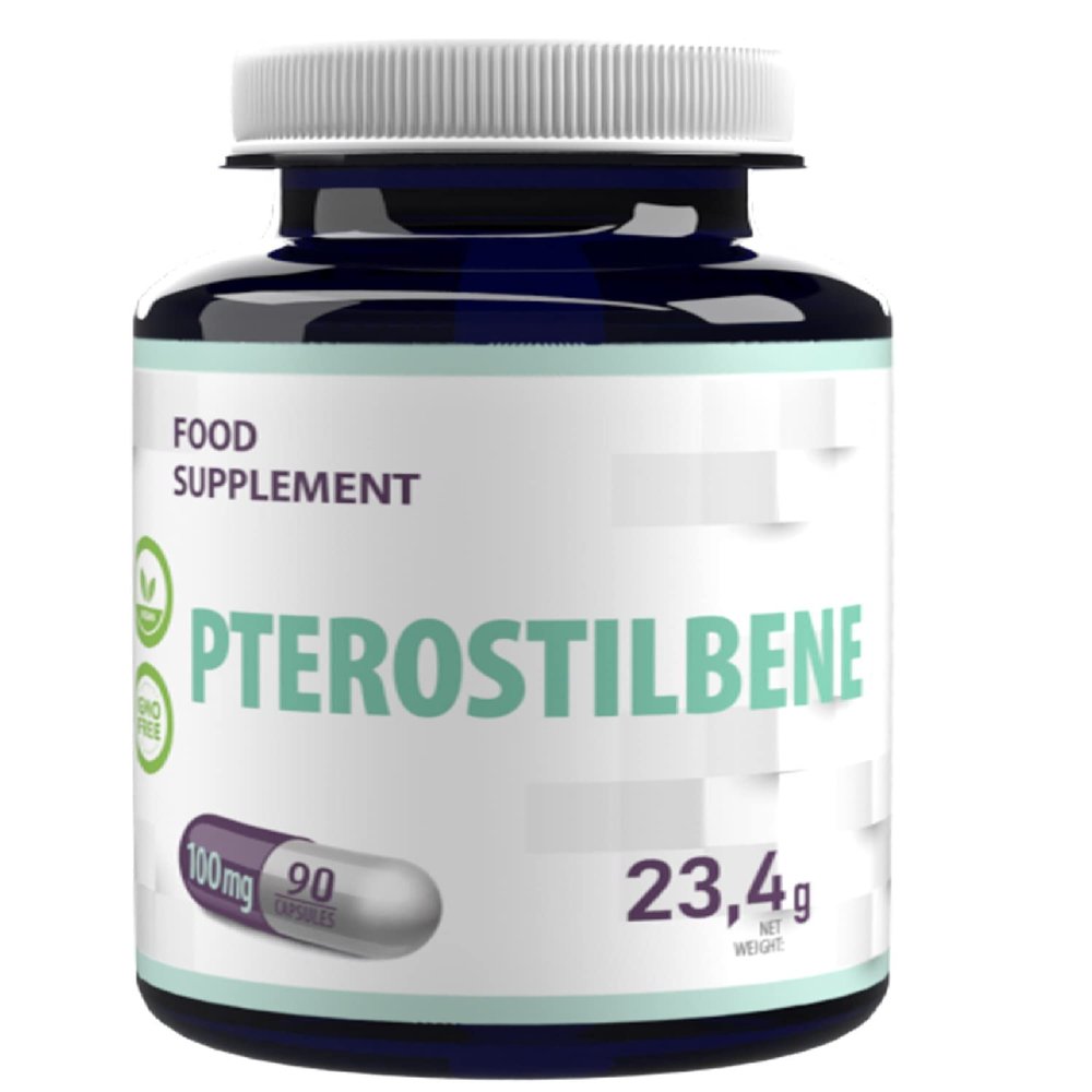Hepatica Pterostilbene 100mg | 90 Vegan Capsules | High Strength Antioxidant & Cellular Health Support | Promotes Brain, Heart & Longevity | 3rd Party Lab Tested