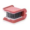 dijiusidy Foldable Sponge Brush Dishwashing Scrubber Plastic U-shaped Plates Washing Stain Removal Dinnerware Remover Household, Pink view 1