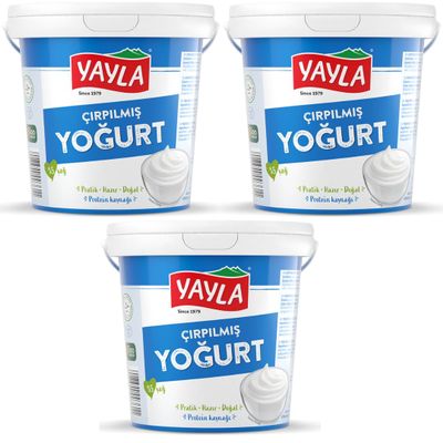 By Pufai Grocery, Yayla Stirred Yoghurt% 5 Fat 1000 Gramm x 3 yoghurt container