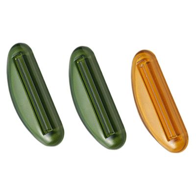 Gogogmee 3pcs Small Tube Roller Squeezer Toothpaste Squeezer Manual Bathroom Toothpaste Squeezing Tool for Boys and Girls Adults Random Color