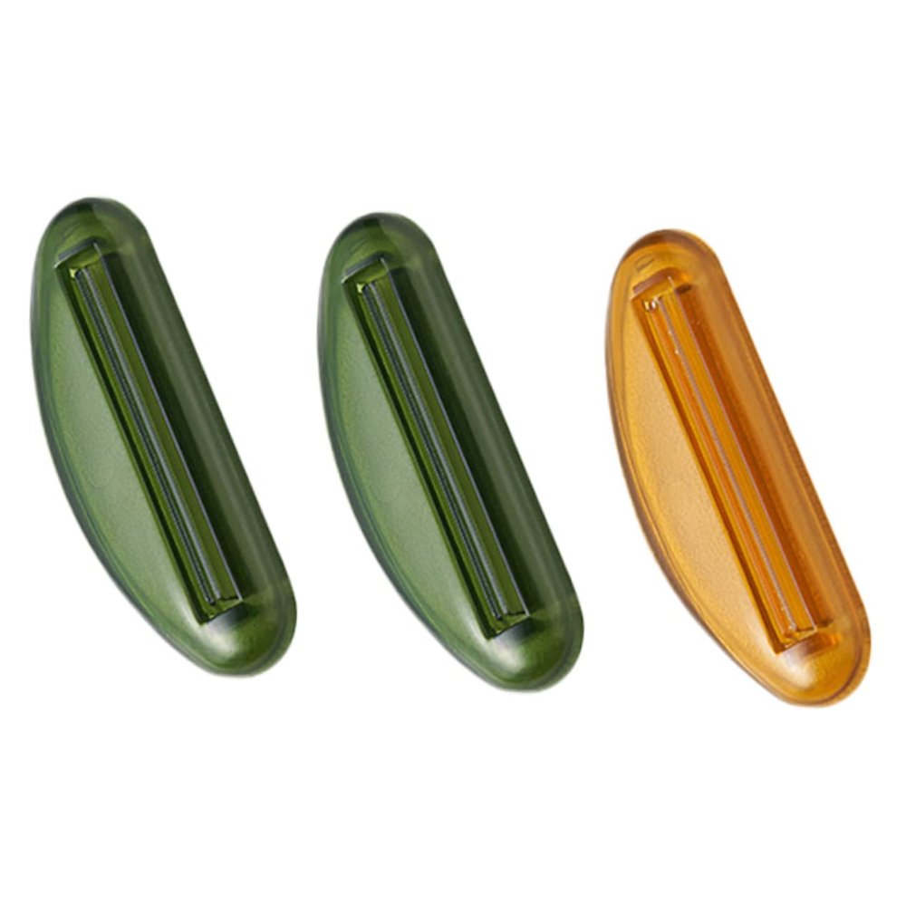 Gogogmee 3pcs Small Tube Roller Squeezer Toothpaste Squeezer Manual Bathroom Toothpaste Squeezing Tool for Boys and Girls Adults Random Color