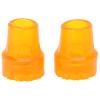 2pcs Non Skid Crutch Cane Rubber Pads, Stable, Shock Absorption, Imitation Tire Pattern, Compact Design view 1