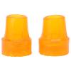 2pcs Non Skid Crutch Cane Rubber Pads, Stable, Shock Absorption, Imitation Tire Pattern, Compact Design view 2