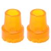 2pcs Non Skid Crutch Cane Rubber Pads, Stable, Shock Absorption, Imitation Tire Pattern, Compact Design view 3