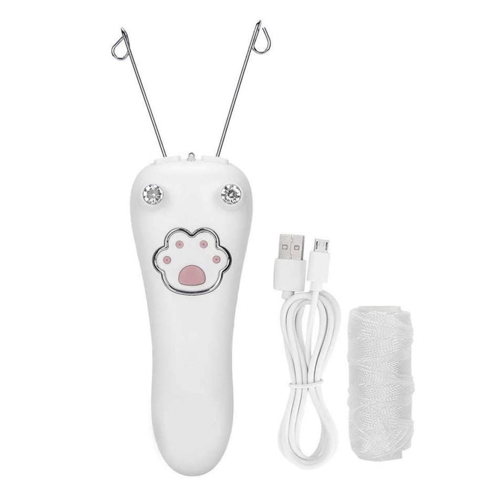 Facial Threading Hair Remover Electric Body Cotton Thread Epilator Leg Shaver White Hair Removal Tool