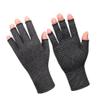 Compression Gloves Fingerless Recovery Gloves Non Slip Carpal Tunnel Gloves Grey L 1Pair compression half finger gloves view 1
