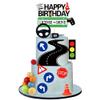 19Pcs Driver License Cake Topper New Driver Cake Decorations 16th 17th Birthday Cakes for Celebrating New Drivers for Birthday and Road Signs Theme Party Supplies view 4