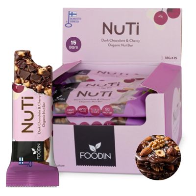 Foodin Nuti Bar Dark Chocolate&Cherry 35g