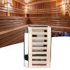 Fnppyrd 3KW Sauna Stove Stainless Steel Sauna Heater 110V Internal Control Sauna Heating Stove for Bedroom Office Electric Heating Tube view 4