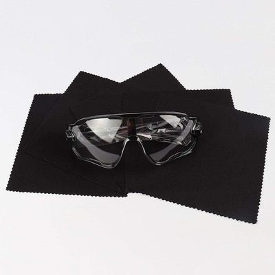 5Pcs Black Microfiber Glasses Wiping Cloth,Sunglasses Cleaning Cloth,Mobile Phone Screen Wipe Cloth,Glasses Cleaner Wipes,Reusable and Washable,Cleaning Cloth for Glasses,Eyeglasses,Camera Lens