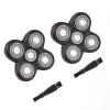 Universal 5 Blades Shaver Replacement Heads for ROSSIFUR Lovcoyo Gisaae Bazivve ElectriBrite Freebird and More Head Shaver (2 pcs) view 1