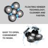 Universal 5 Blades Shaver Replacement Heads for ROSSIFUR Lovcoyo Gisaae Bazivve ElectriBrite Freebird and More Head Shaver (2 pcs) view 4