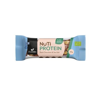 Foodin Nuti Protein Bar Dark Chocolate&Sea Salt 45g