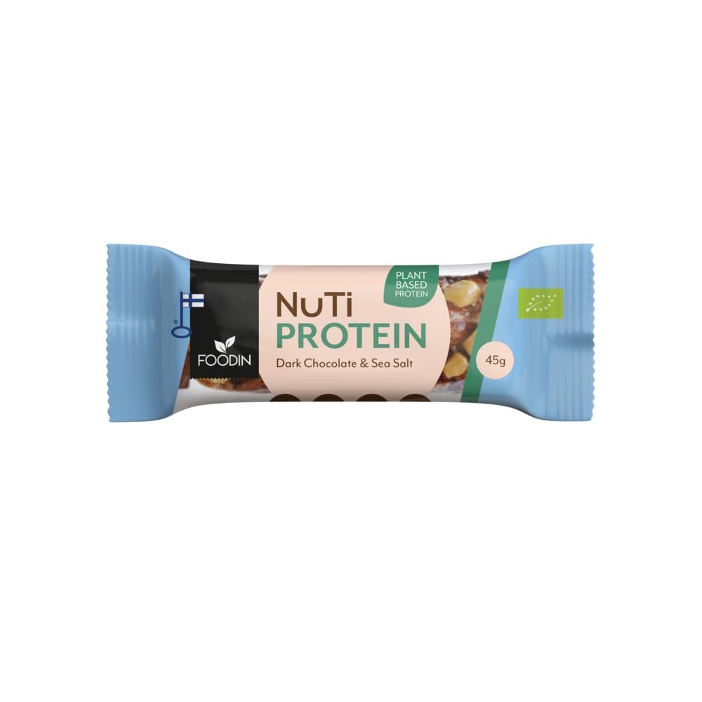 Foodin Nuti Protein Bar Dark Chocolate&Sea Salt 45g