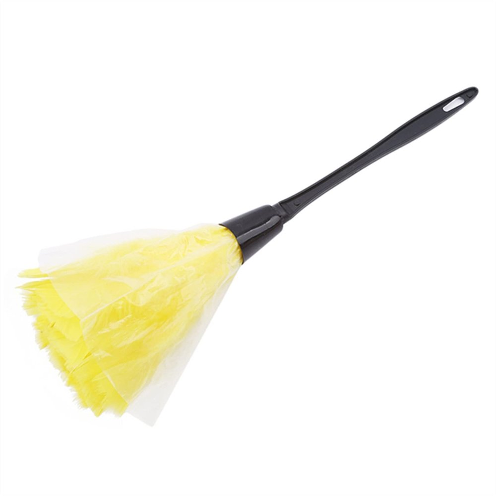 cleaning supplies, Set Feather Duster Multicolor Feather Duster Anti Static Dust Brush Black Plastic Handle Dusters for Computer Window Home Cleaning Tools Handle Dusters (Color : Multicolor)