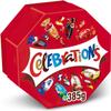Celebrations Milk Chocolate Gift Box of Mini Chocolates & Biscuit Bars Centerpiece (Maltesers, Galaxy, Snickers & More) 385g view 1