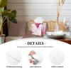 Flamingo Pineapple Stripe Printed Tissue Box Cover | Square Leather Tissue Paper Holder for Home Hotel Car Office Decor view 2