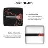 Black Rose Gold Marble Printed Tissue Box Cover | Square Leather Tissue Paper Holder for Home Hotel Car Office Decor view 3
