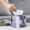 Lighthouse Diamond Painting Printed Tissue Box Cover | Square Leather Tissue Paper Holder for Home Hotel Car Office Decor view 4