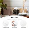 Black Gold Marble Printed Tissue Box Cover | Square Leather Tissue Paper Holder for Home Hotel Car Office Decor view 2