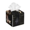 3D Bald Eagle Printed Tissue Box Cover | Square Leather Tissue Paper Holder for Home Hotel Car Office Decor view 1