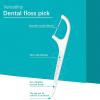 D Shape Dental Floss Sticks, Floss Picks, Floss Sticks Dental, Durable & Portable Flossing, Non-Slip Handle Toothpick, Teeth Cleaning view 3