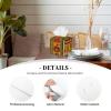 African National Patterns Printed Tissue Box Cover | Square Leather Tissue Paper Holder for Home Hotel Car Office Decor view 2