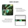 Cute Dragonfly Printed Tissue Box Cover | Square Leather Tissue Paper Holder for Home Hotel Car Office Decor view 3