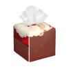 Cute Santa Claus Printed Tissue Box Cover | Square Leather Tissue Paper Holder for Home Hotel Car Office Decor view 1
