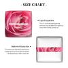 Beautiful Rose Printed Tissue Box Cover | Square Leather Tissue Paper Holder for Home Hotel Car Office Decor view 3